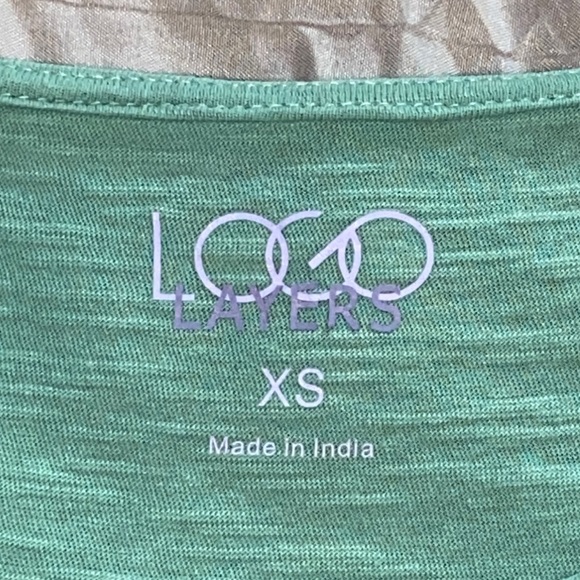 LOGO By Lori Goldstein - Layers tank top Sz XS - Picture 3 of 6